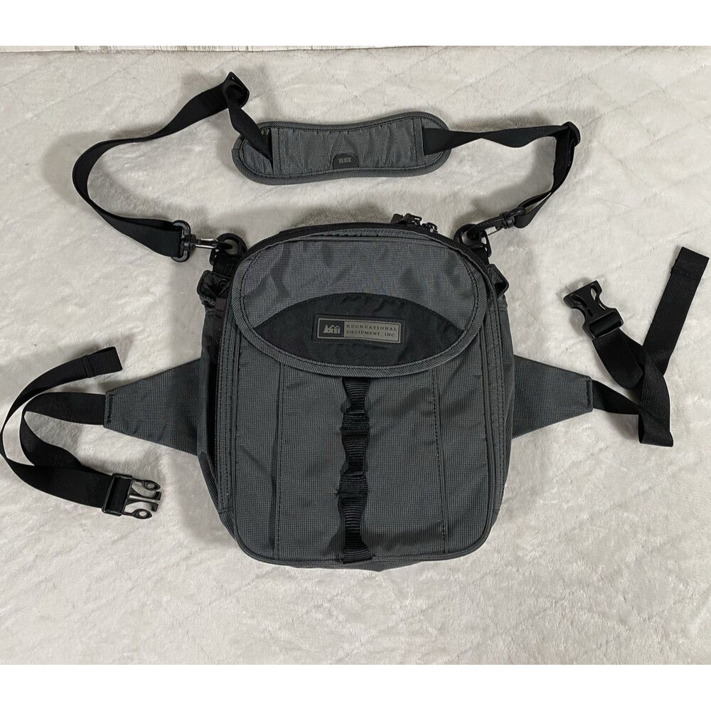 REI Crossbody Bag Shoulder Strap Hiking Nylon GorpCore Lumbar Camping Outdoors